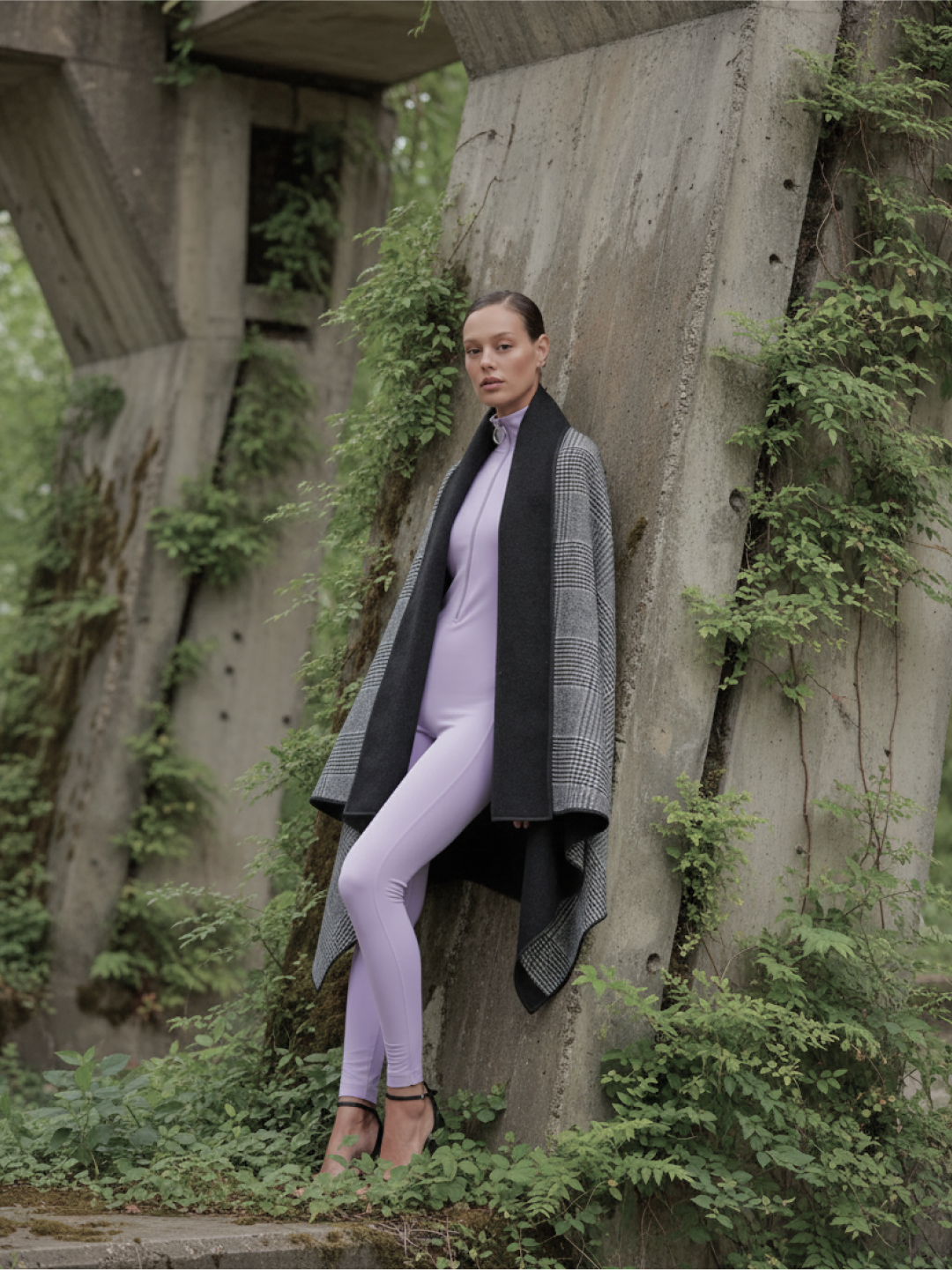 Glen Plaid Reversible Twist Vest