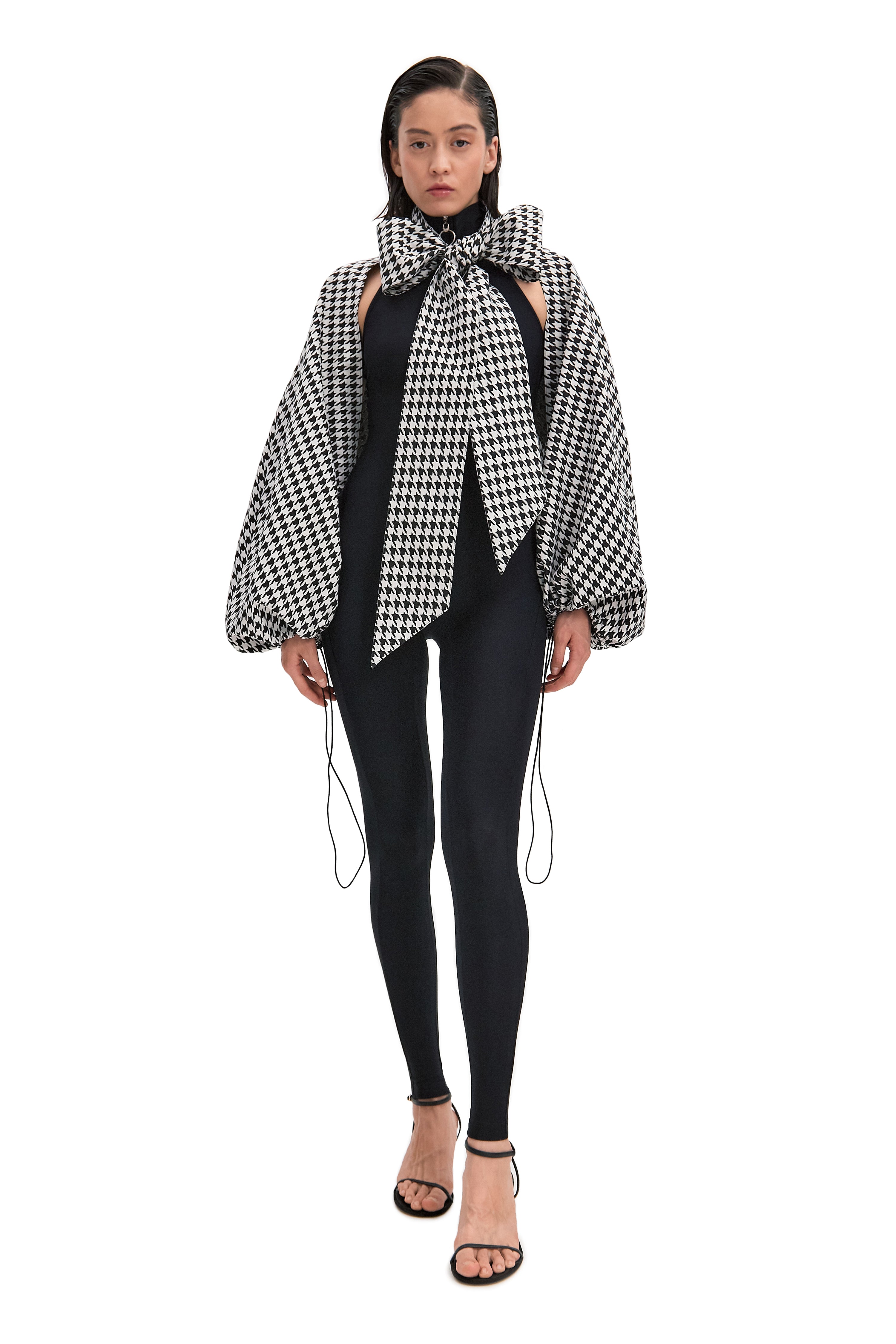 BOLERO Sleeves Herringbone Pattern