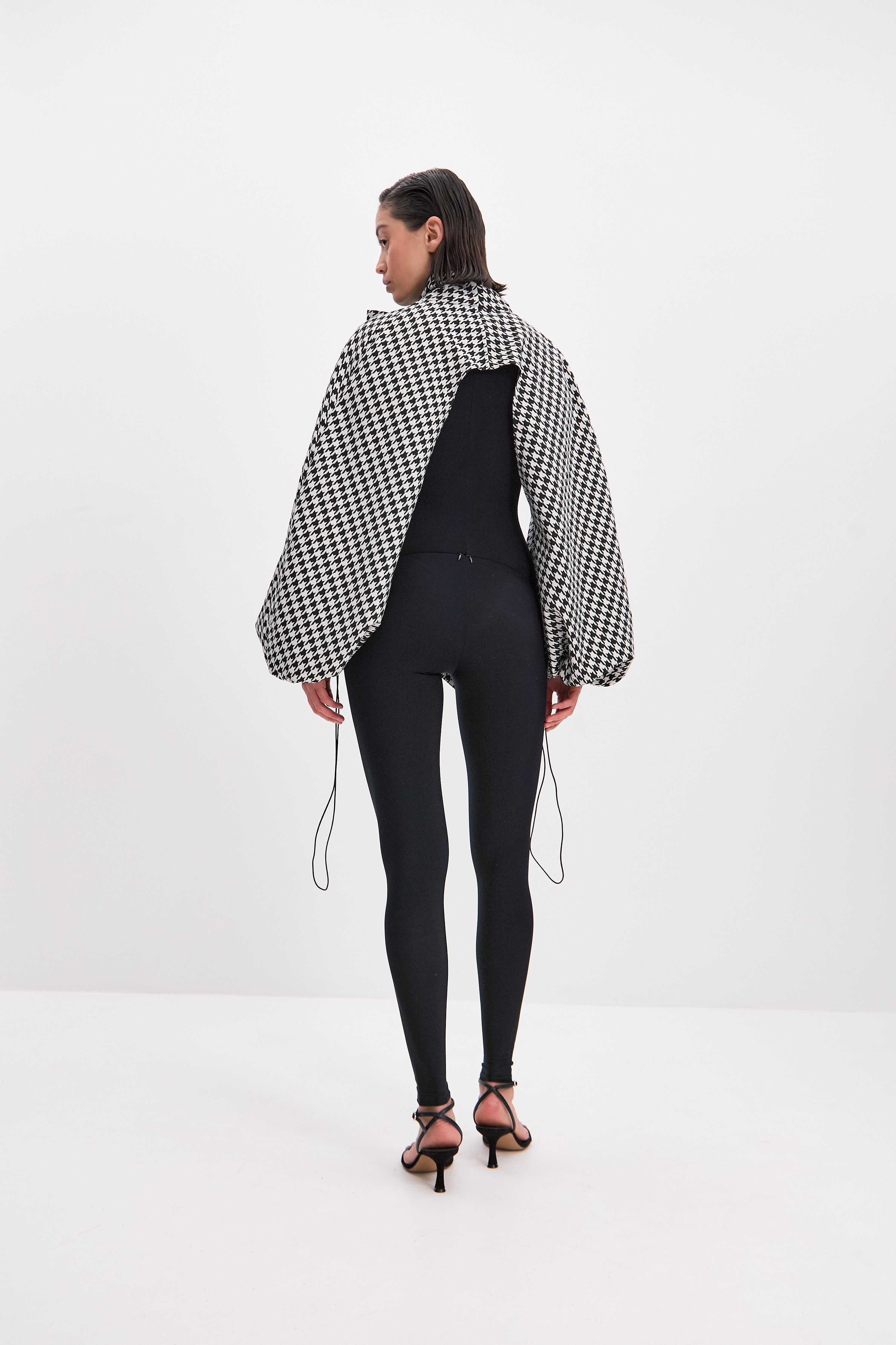 BOLERO Sleeves Herringbone Pattern