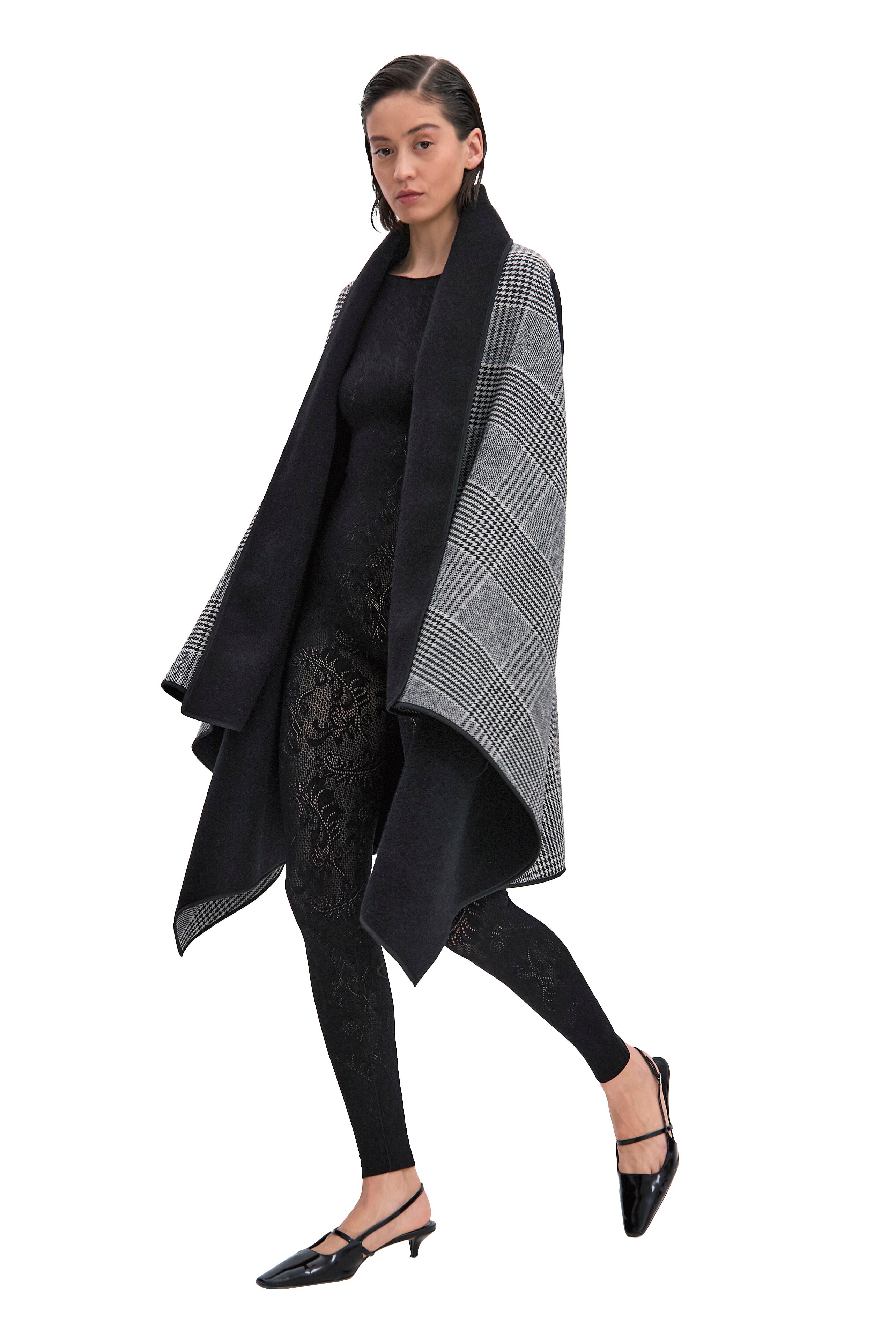 Glen Plaid Reversible Twist Vest