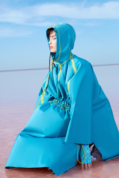 PONCHO blue