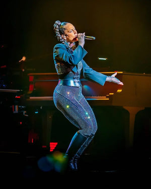 Alicia Keys wearing Monosuit