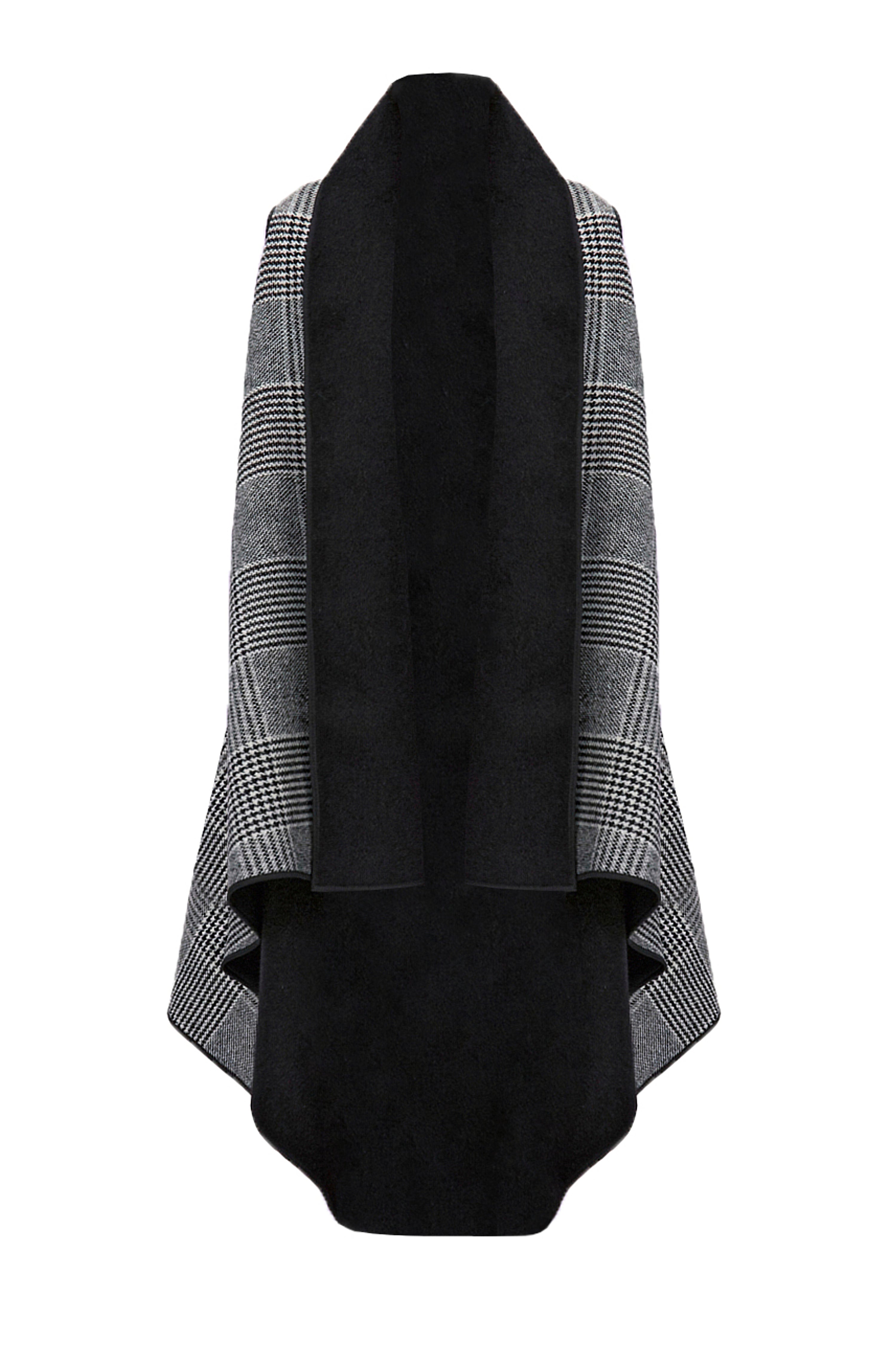 Glen Plaid Reversible Twist Vest