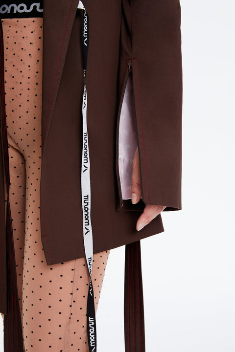 BLAZER EVERYTHING POSSIBLE brown - TOP
