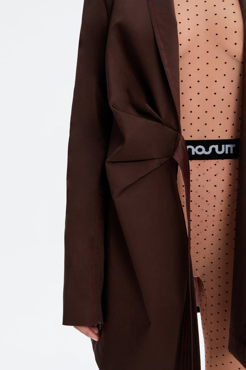 BLAZER EVERYTHING POSSIBLE brown - TOP