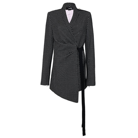 BLAZER EVERYTHING POSSIBLE dots black - TOP