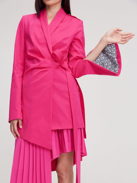 BLAZER EVERYTHING POSSIBLE pink - TOP