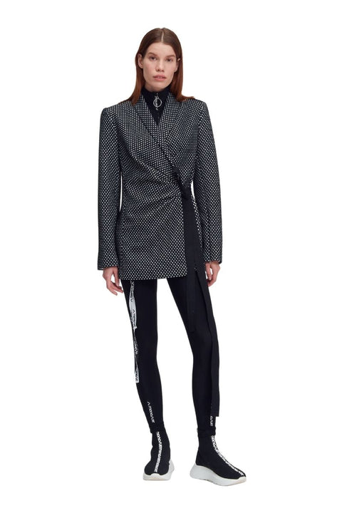 BLAZER SHORT dots black - TOP