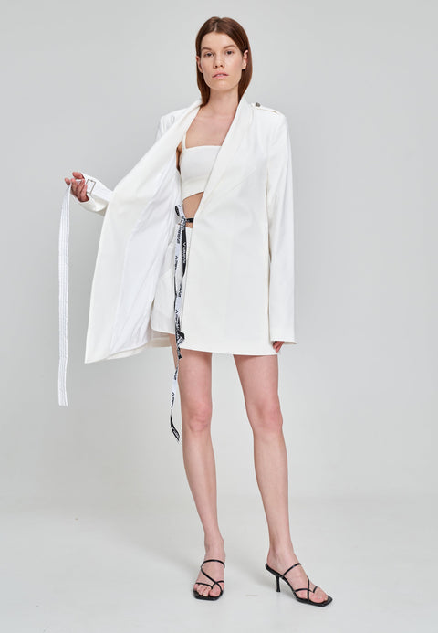 BLAZER SHORT white - TOP