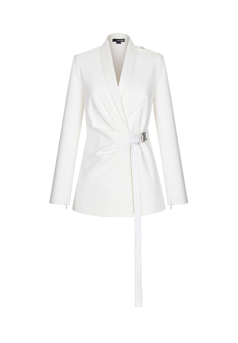 BLAZER SHORT white - TOP
