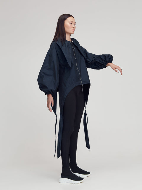 BLOUSE MAY ZIP navy - S-L / Navy - TOP