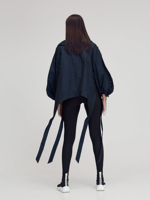 BLOUSE MAY ZIP navy - S-L / Navy - TOP