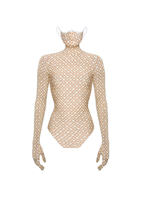 BODY MASK RING beige - TOP