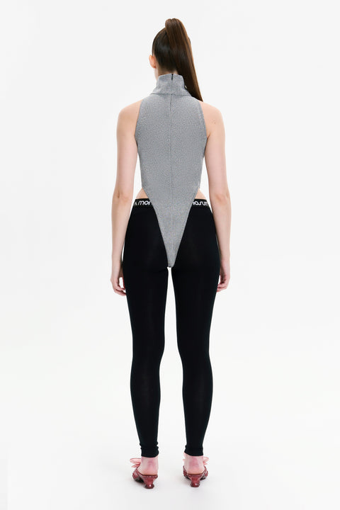 BODY OPEN HEART silver - TOP