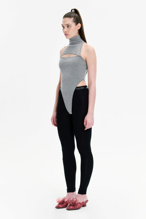 BODY OPEN HEART silver - TOP