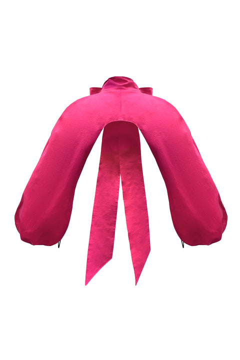 BOLERO SLEEVES fuchsia - S-L / Pink - TOP