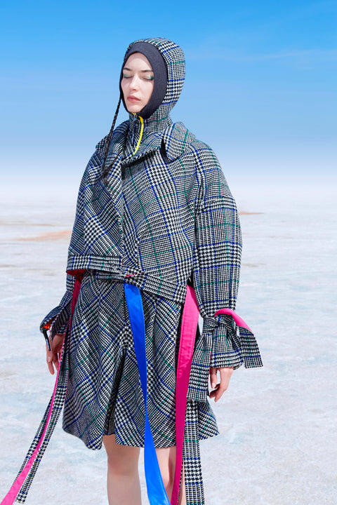 CAPE checkered - S-L / Checkered - TOP