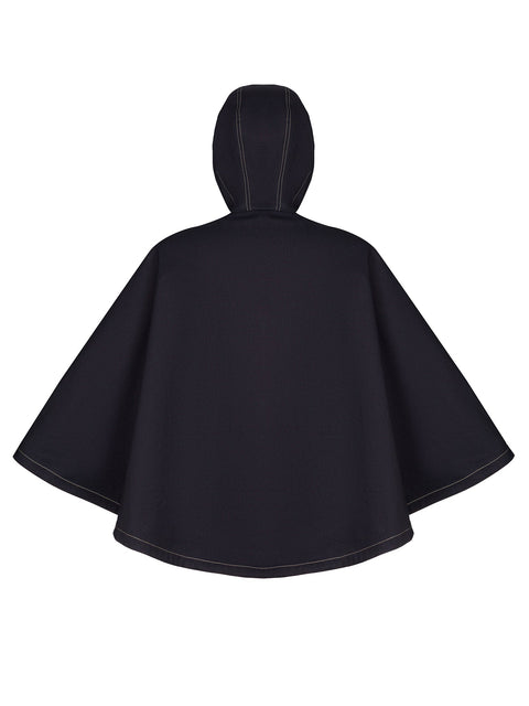 CAPE WATERPROOF beige/black - S-L / Black/beige - TOP