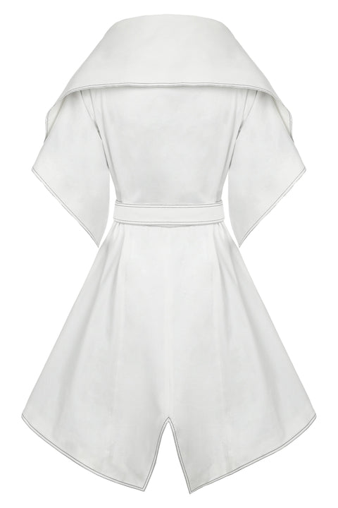 COAT KILL BILL white - TOP