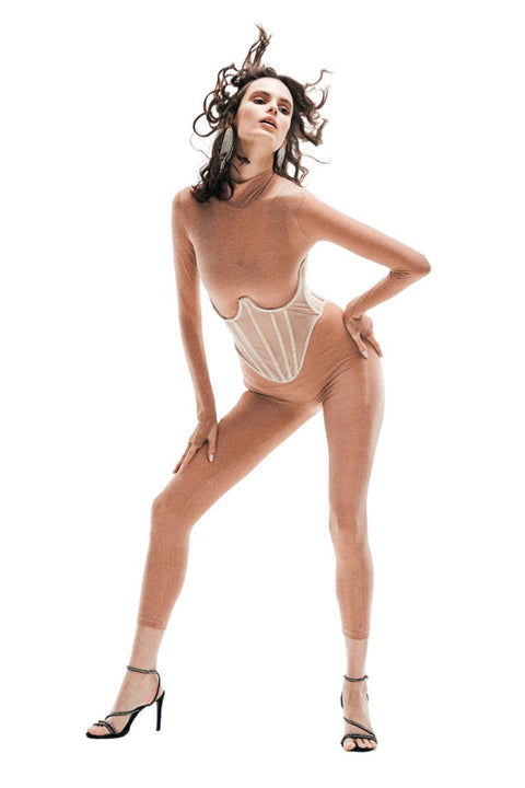 CORSET 90/60 beige - TOP