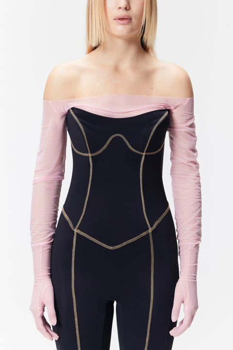 CORSET TIME TRAVELER Black - MONOSKIN