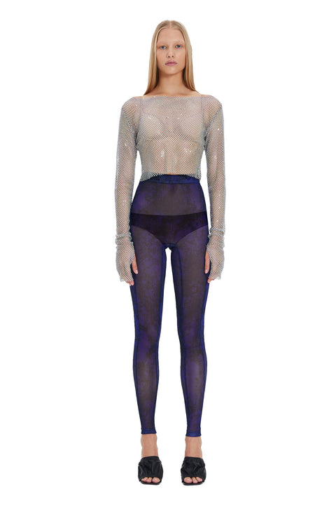 CROP Swarovski crystals Luxe - TOP