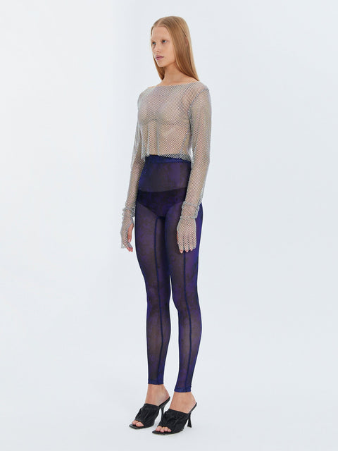 CROP Swarovski crystals Luxe - TOP