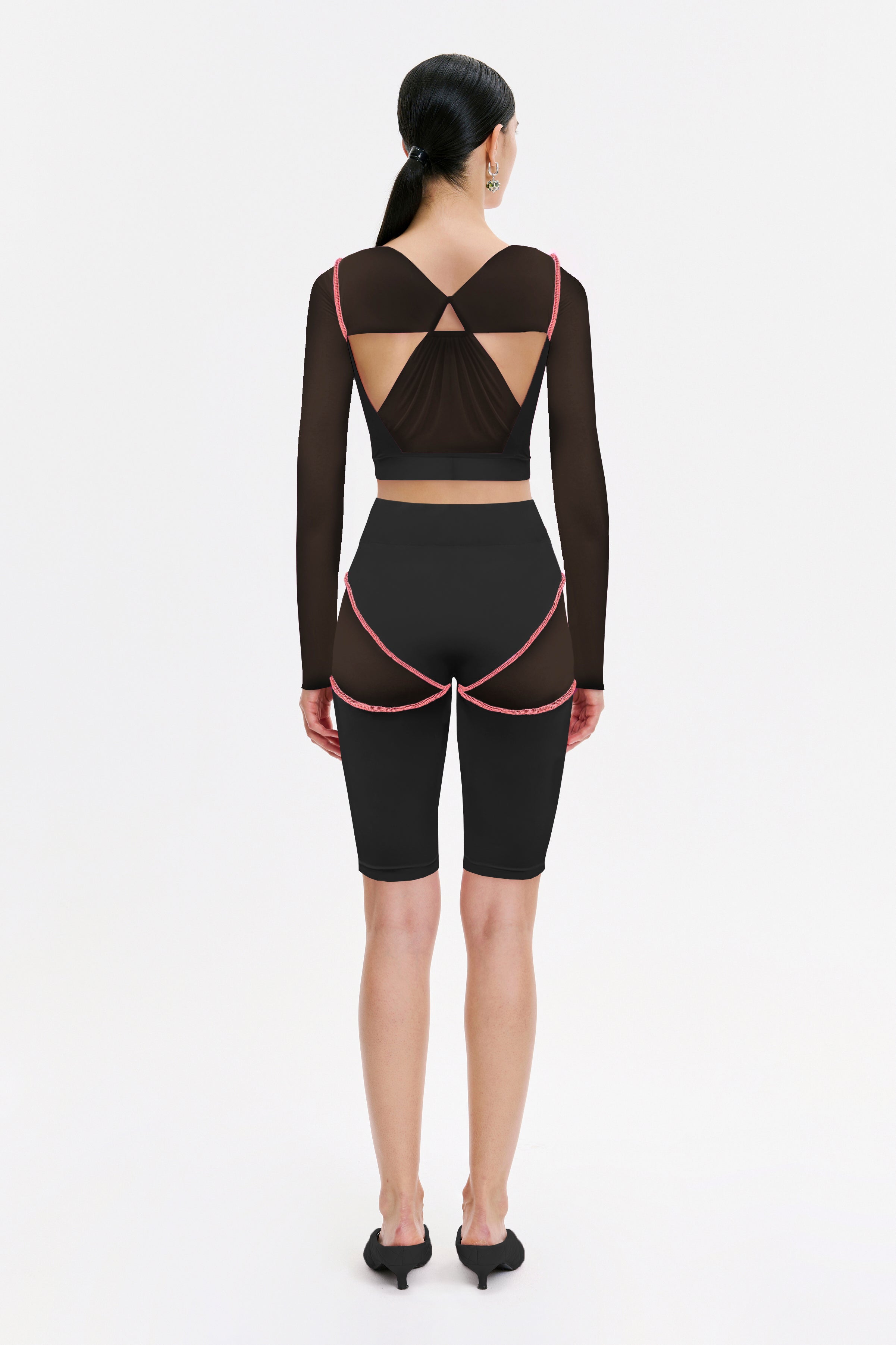 CROPTOP Erratic Black - S-M - Top