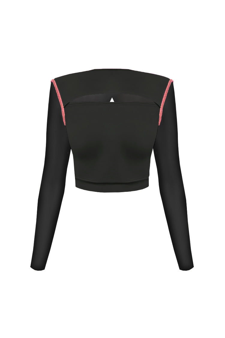 CROPTOP Erratic Black - S-M - Top