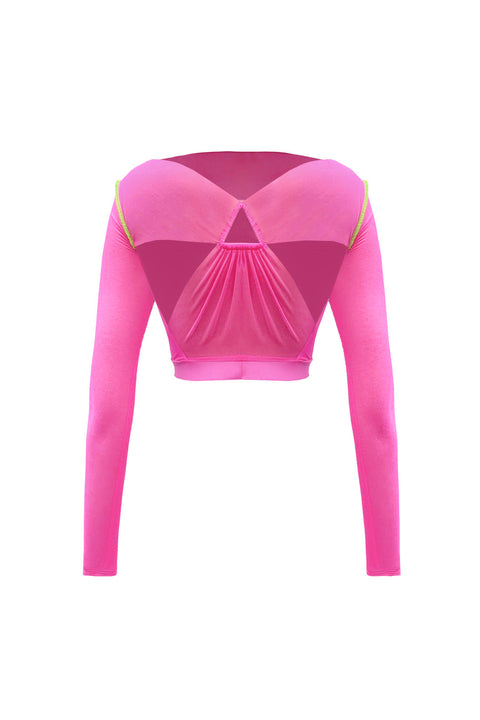 CROPTOP ERRATIC pink - TOP