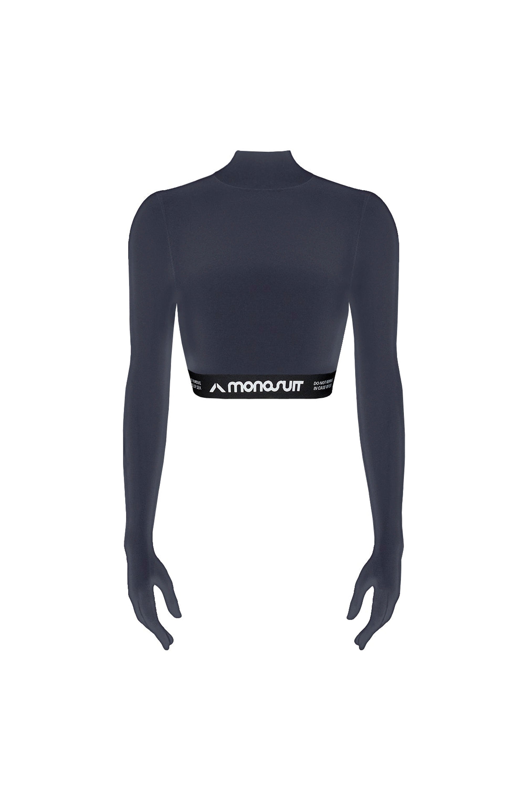 CROPTOP Gloves Black - Top
