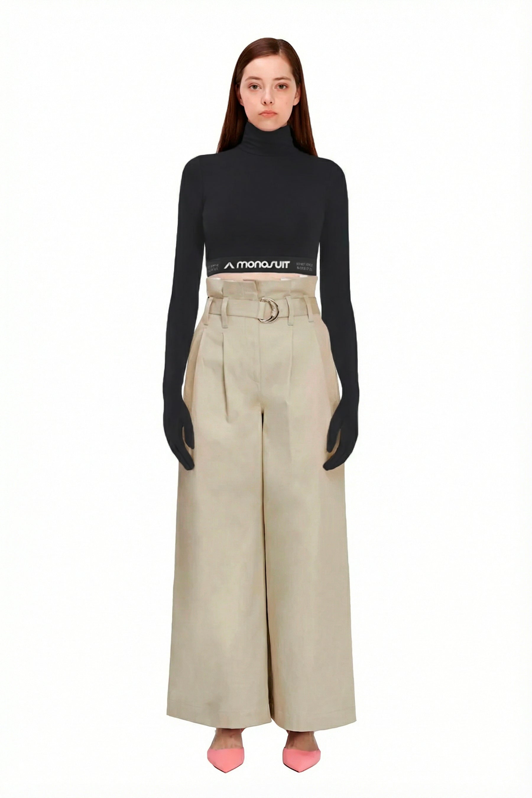 CROPTOP Gloves Black