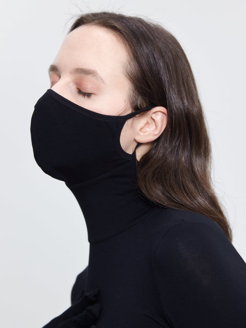 CROPTOP MASK black - TOP