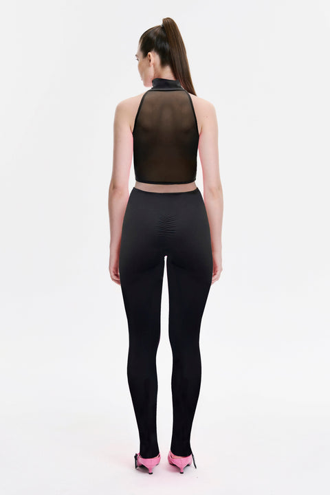 CROPTOP SENSE black - TOP