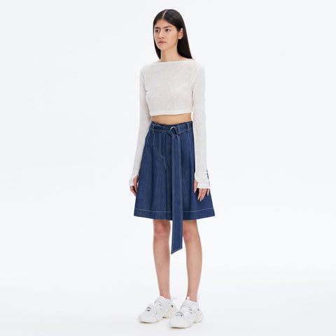 CROPTOP white - TOP