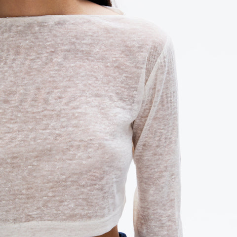 CROPTOP white - TOP