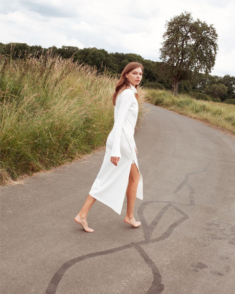 DRESS BASIC INSTINCT white - S-M / White - DRESS