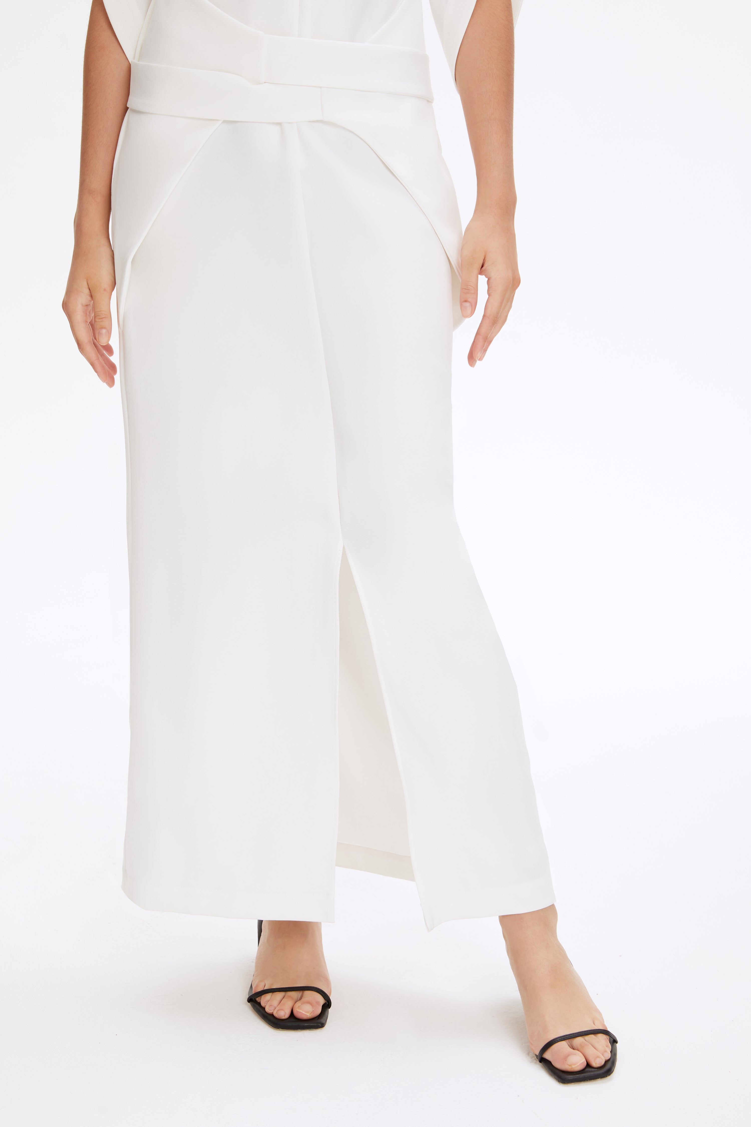 DRESS LEA NARROW white - DRESS