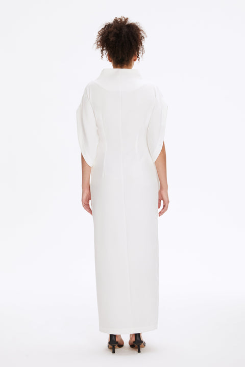 DRESS LEA NARROW white - DRESS