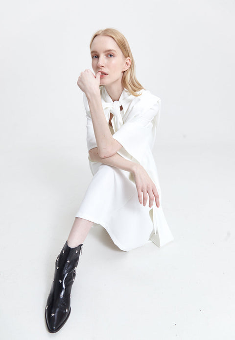 DRESS LULLABY white - S-L / White - DRESS