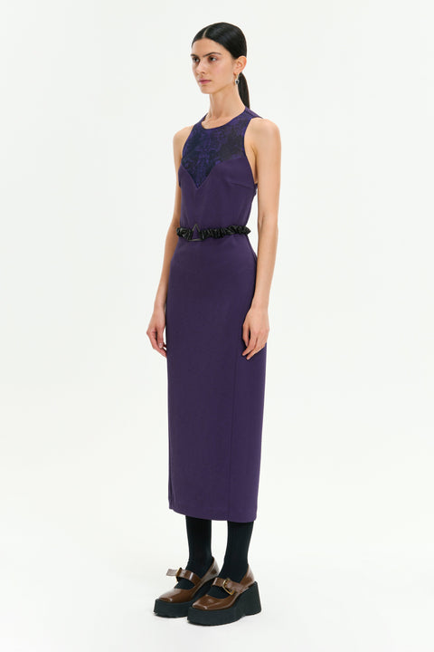 DRESS POLITICALLY CORRECT purple - DRESS