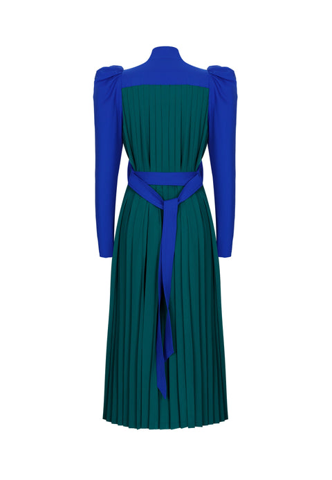 DRESS PRINCESS green/blue - DRESS