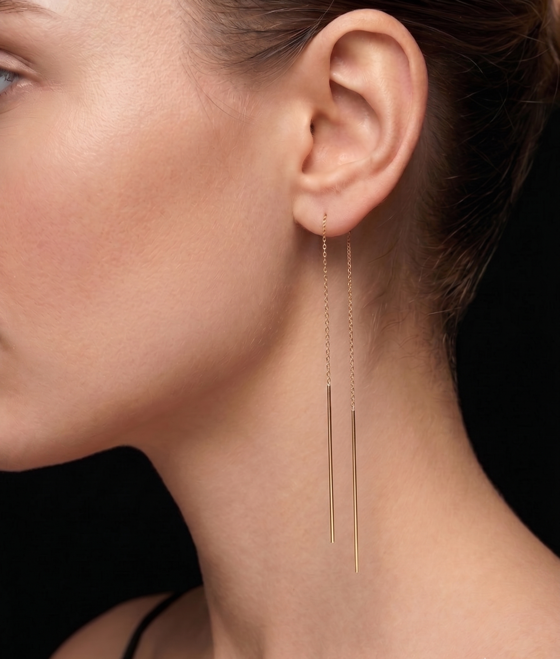 EARRINGS Long Gold
