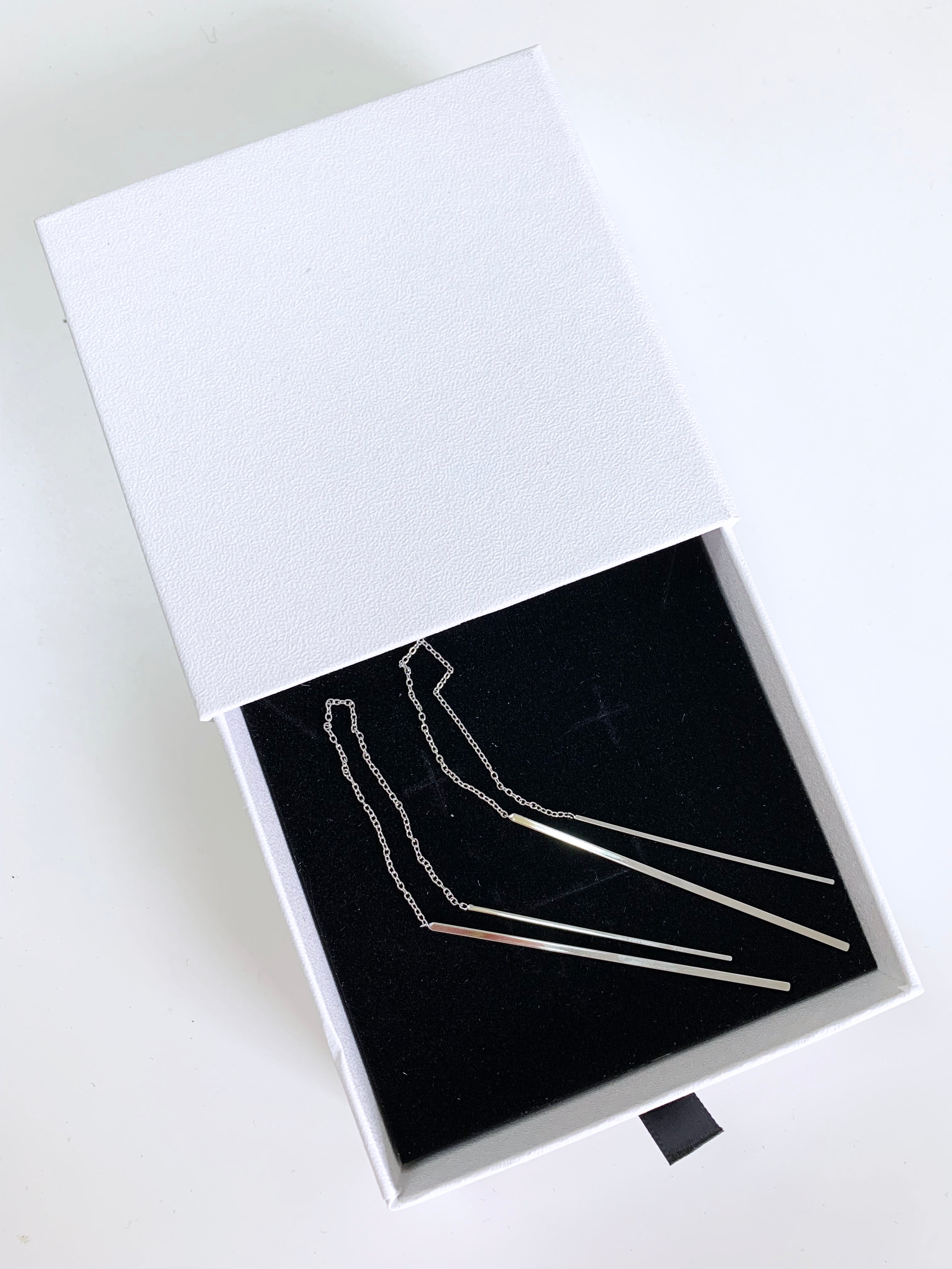 EARRINGS Long Silver - One size / Silver - Earrings