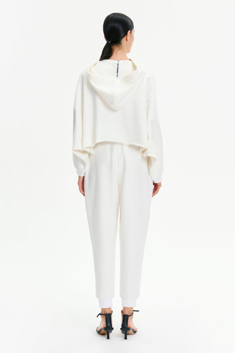 HOODIE SET LOGO white - SET