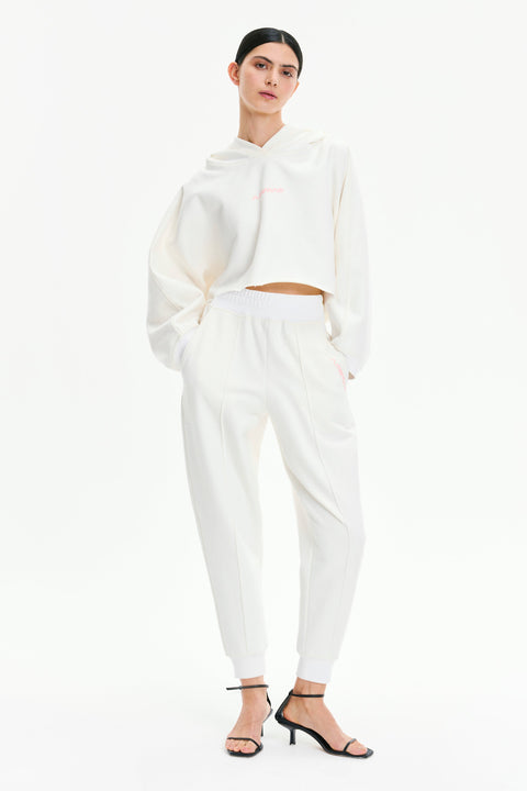 HOODIE SET LOGO white - SET