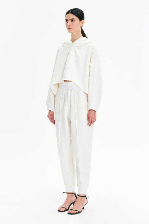 HOODIE SET LOGO white - SET