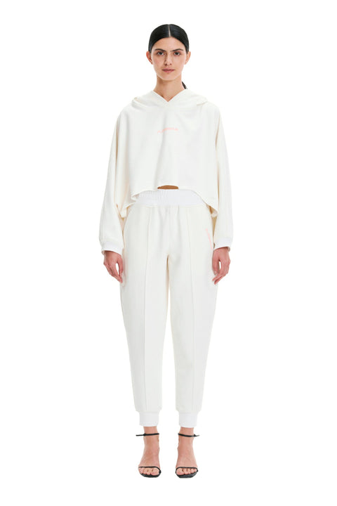 HOODIE SET LOGO white - SET