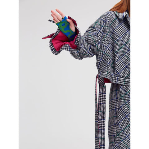 JACKET HALF TRENCH checkered - TOP