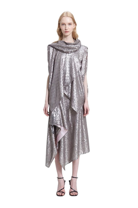 JACKET MATRIX paillettes silver - ONE SIZE / Paillettes